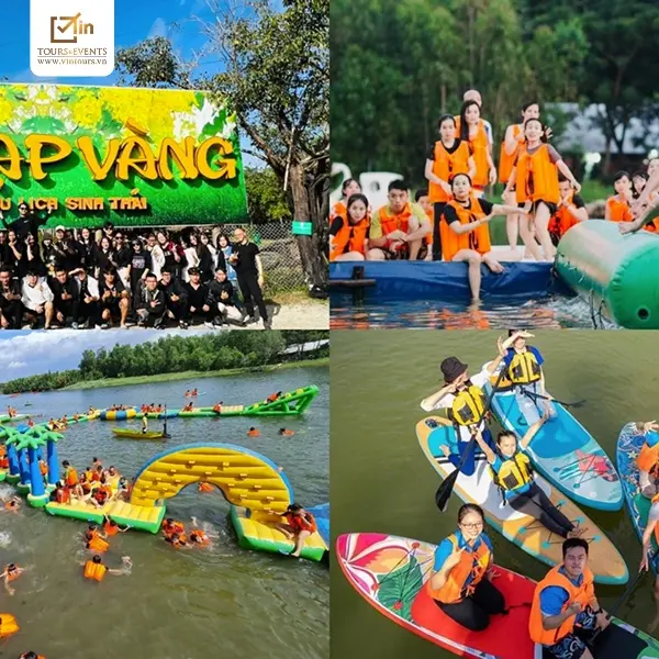 Khu du lịch sinh thái Bò Cạp Vàng, địa điểm tổ chức team building được yêu thích nhờ không gian sông nước đậm chất Nam Bộ